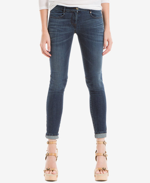 Max Studio London Indigo Wash Skinny Jeans